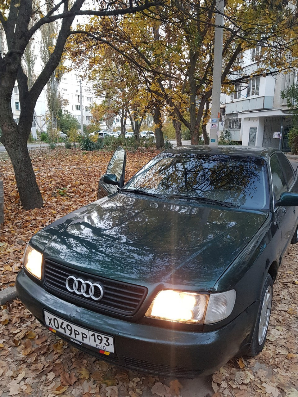 Подогрев заднего стекла, противотуманки, снятие кнопок — Audi A6 (C4 ...