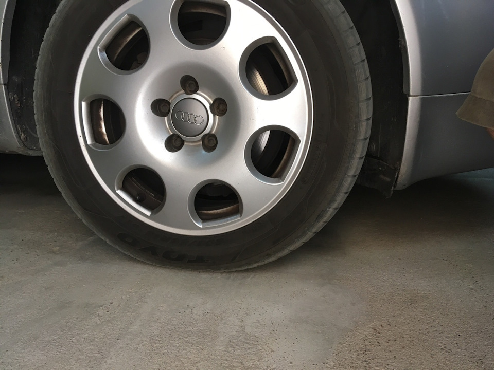 Вид с колесом (справа) — Audi A6 Avant (C5)