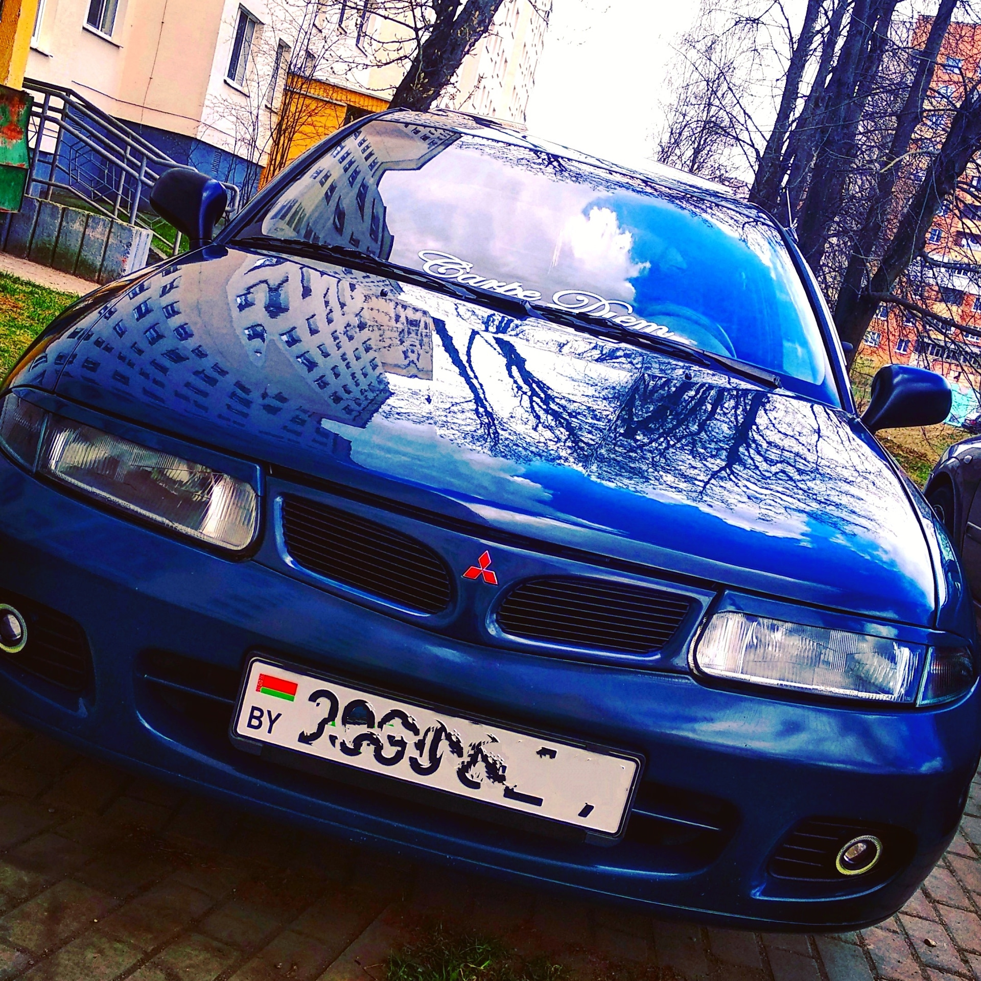 Реснички — Mitsubishi Carisma, 1,6 л, 1996 года | стайлинг | DRIVE2