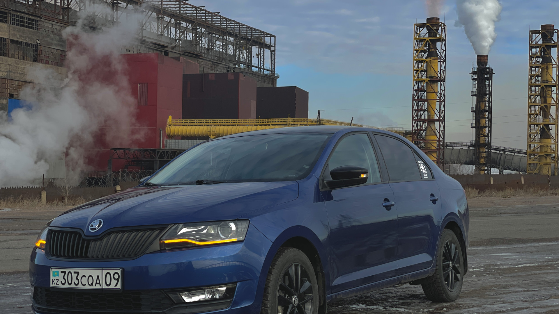 Skoda Rapid (1G) 1.6 бензиновый 2019 | 🔵 black edition на DRIVE2