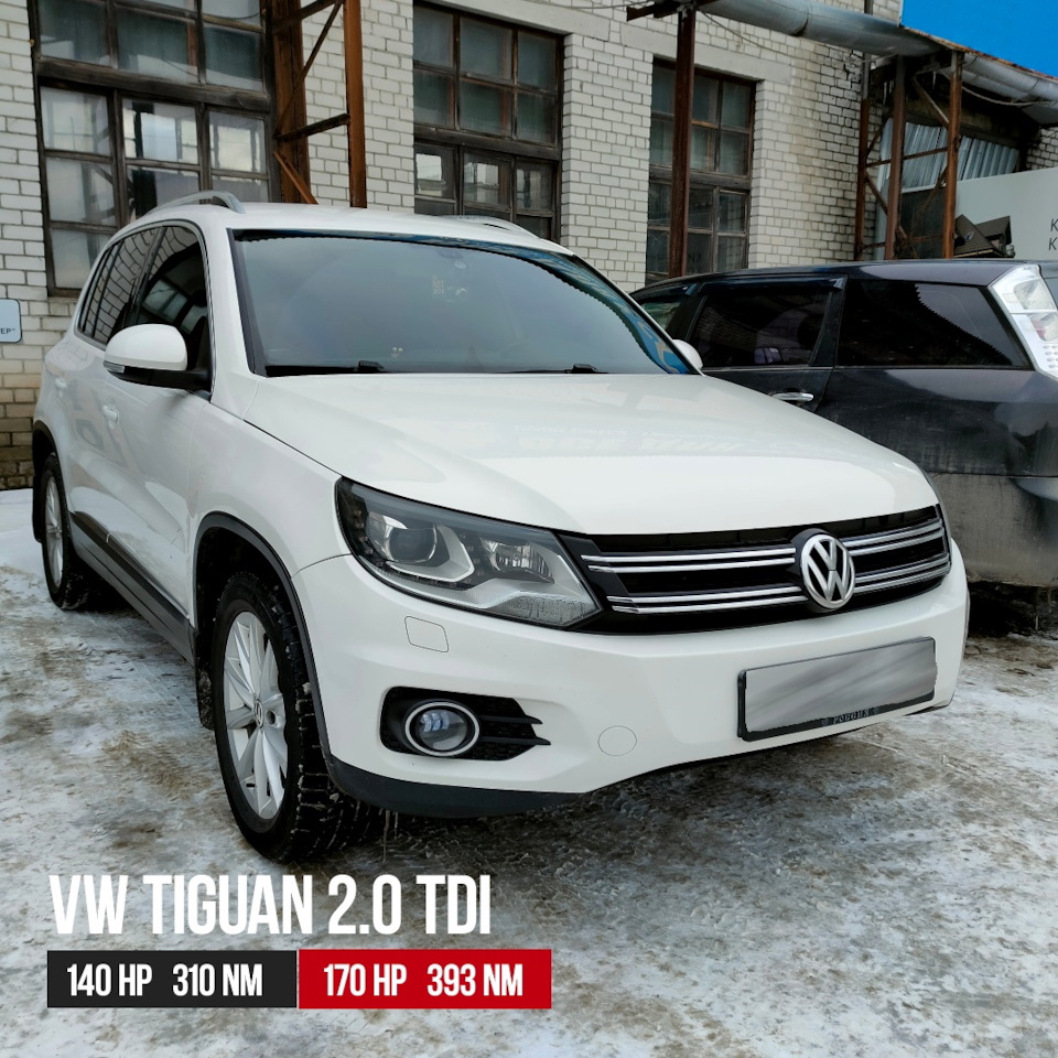 Чип-тюнинг Volkswagen Tiguan 2.0 TDI + Замеры — ProChip32 на DRIVE2