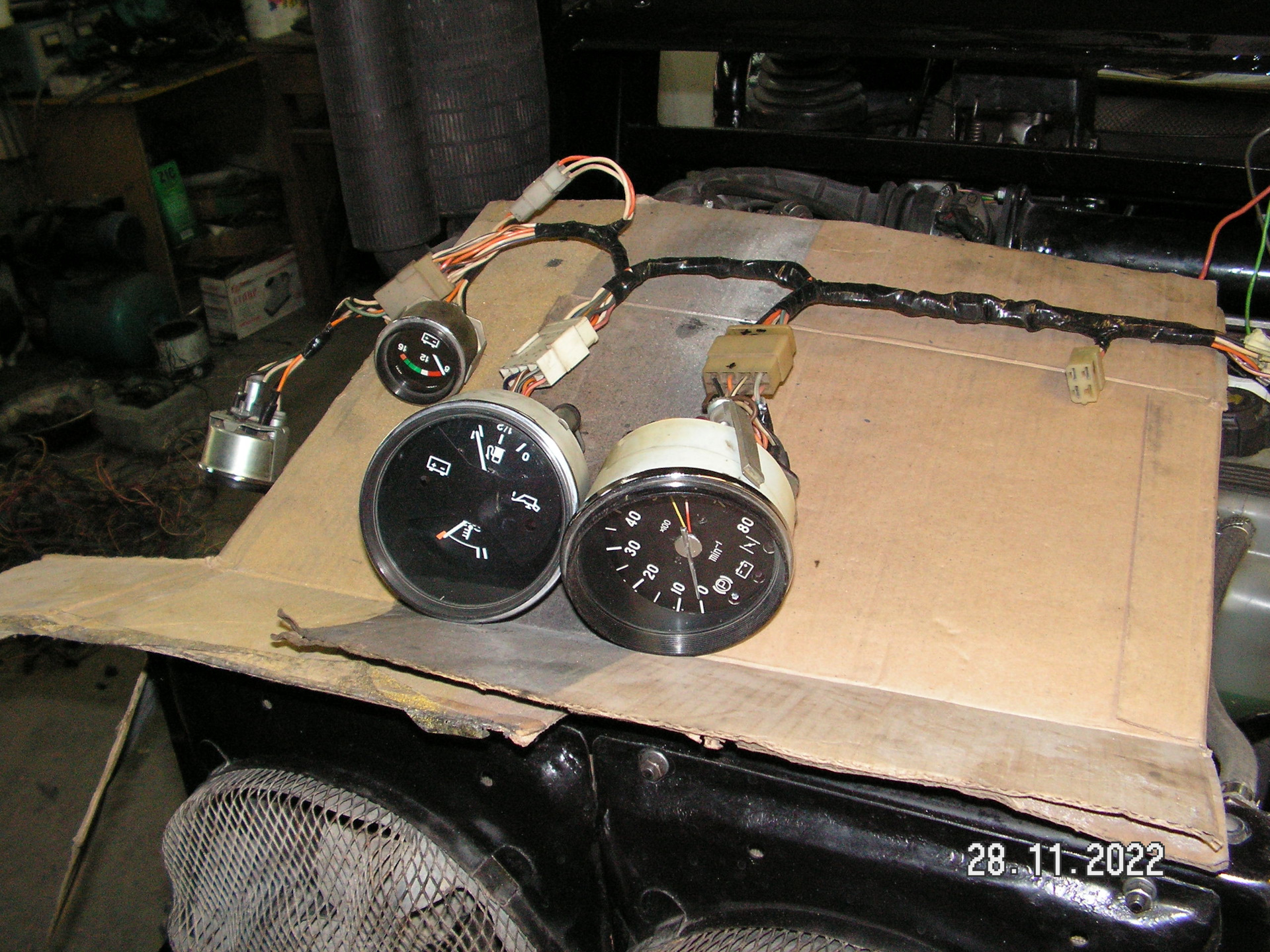 Изготовил щиток приборов. — Самодельный минитрактор, 1,5 л, 2015 года ...