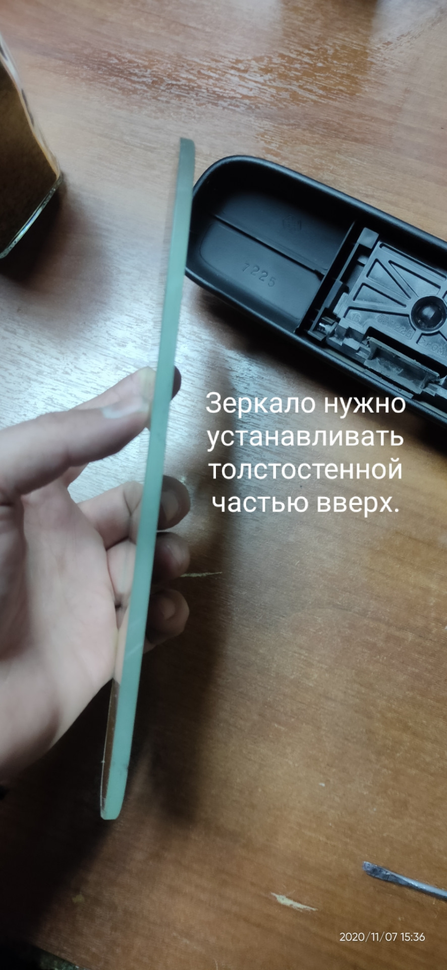 Разобрал зеркало заднего вида, купил видеорегистратор. — Mitsubishi Lancer  IX, 1,6 л, 2006 года | аксессуары | DRIVE2