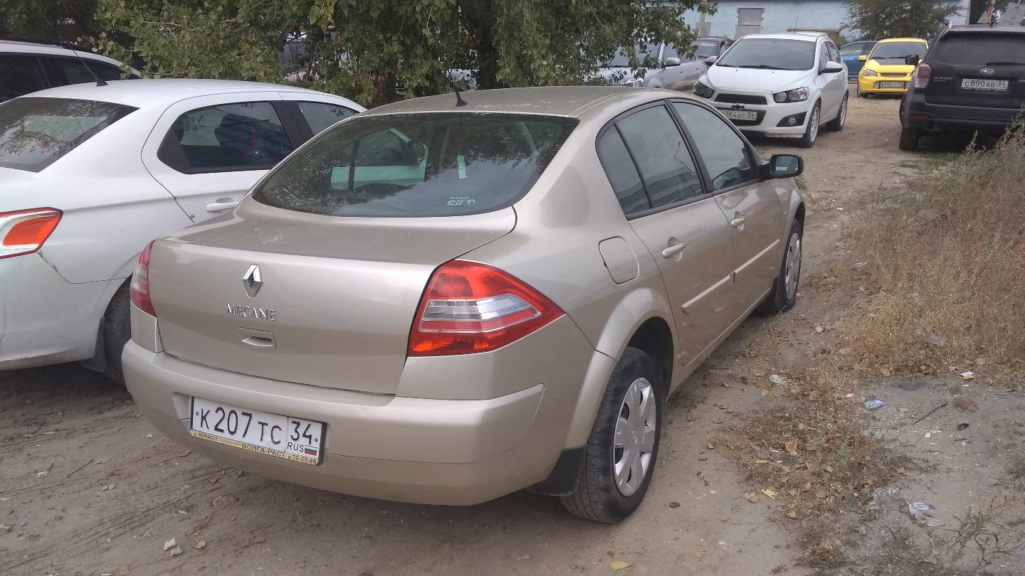 Renault Megane II 1 6 бензиновый 2007 Extreme бежевый Мегаша на DRIVE2