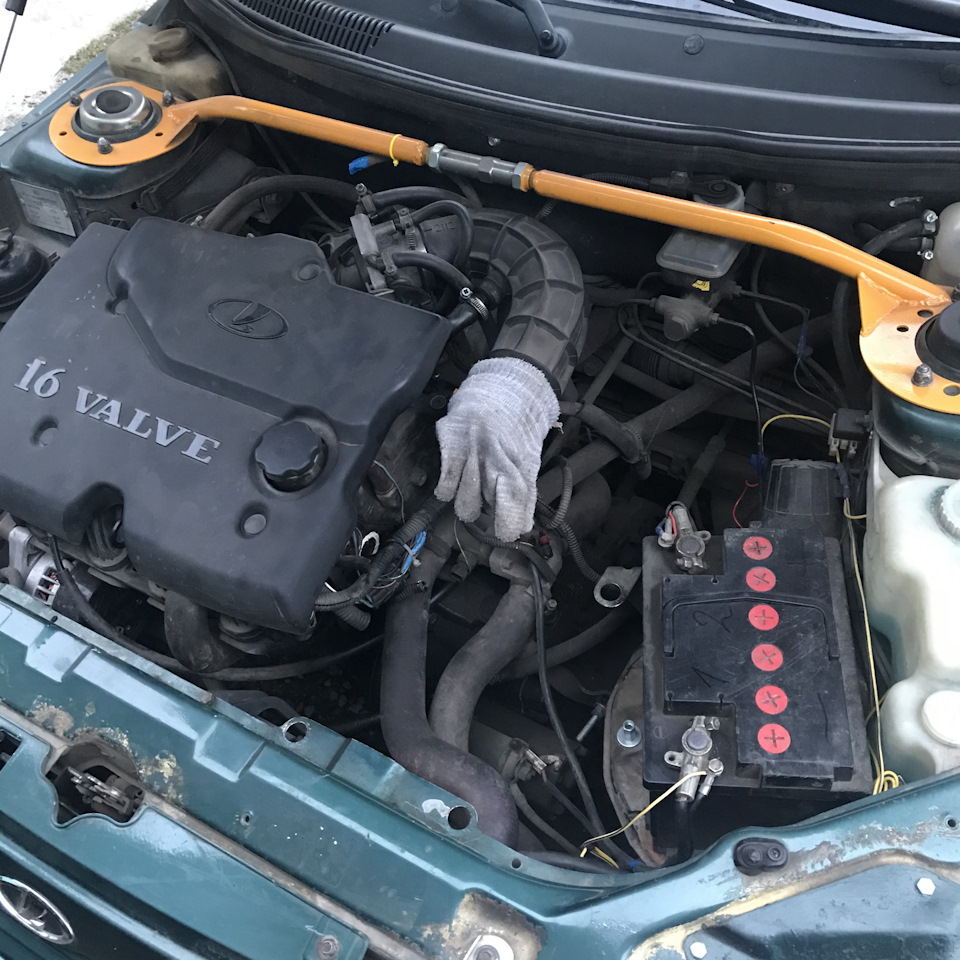 Замена датчика ОЖ — LADA 21124, 1,6 л., 2007 года | запчасти | DRIVE2