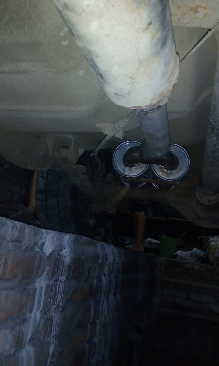 Выхлоп на Волге — ГАЗ 3110, 2,4 л., 2001 года | тюнинг | DRIVE2