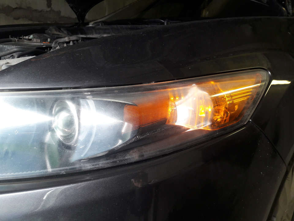 Полировка фар(самостоятельно) — Honda Accord (8G), 2,4 л., 2008 года ...