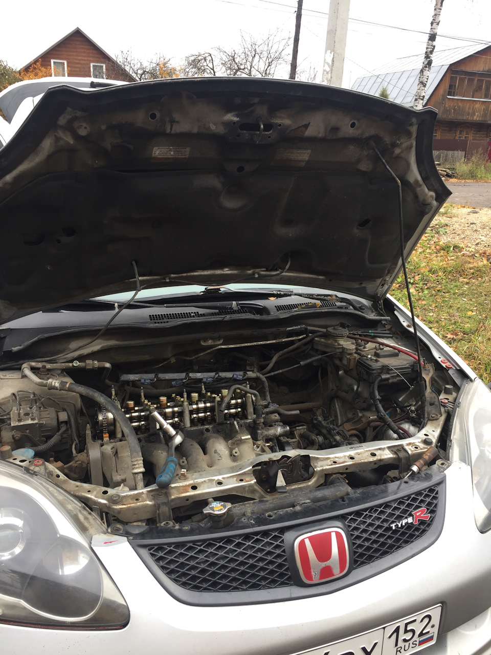 Ну началось — Honda Civic Type R (2G), 2 л, 2004 года наблюдение DRIVE2