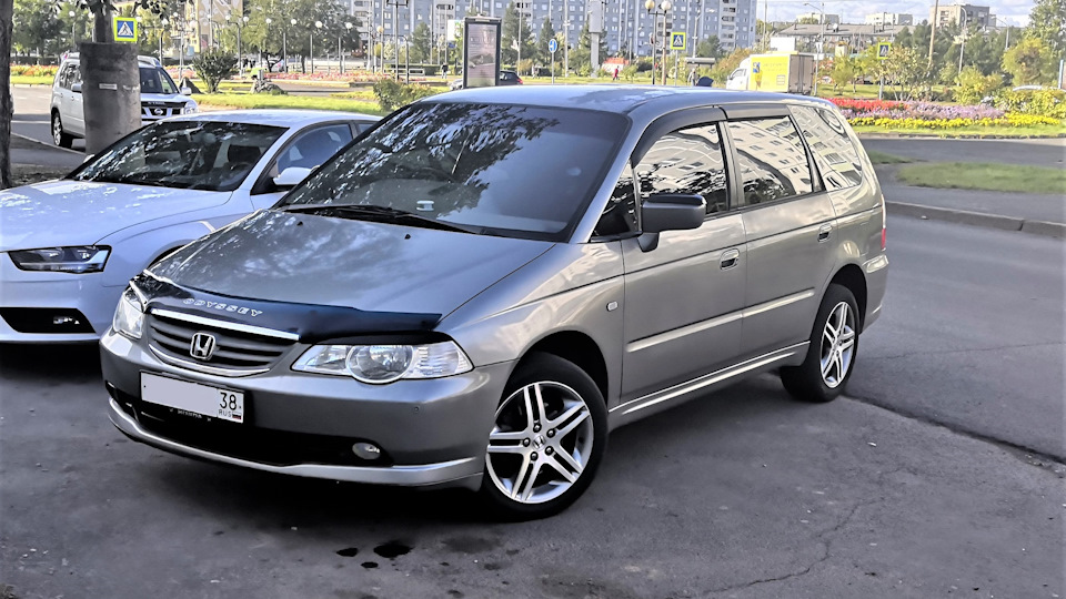 Неприятность на гололёде — Honda Odyssey (2G), 2,3 л, 2002 года | ДТП ...