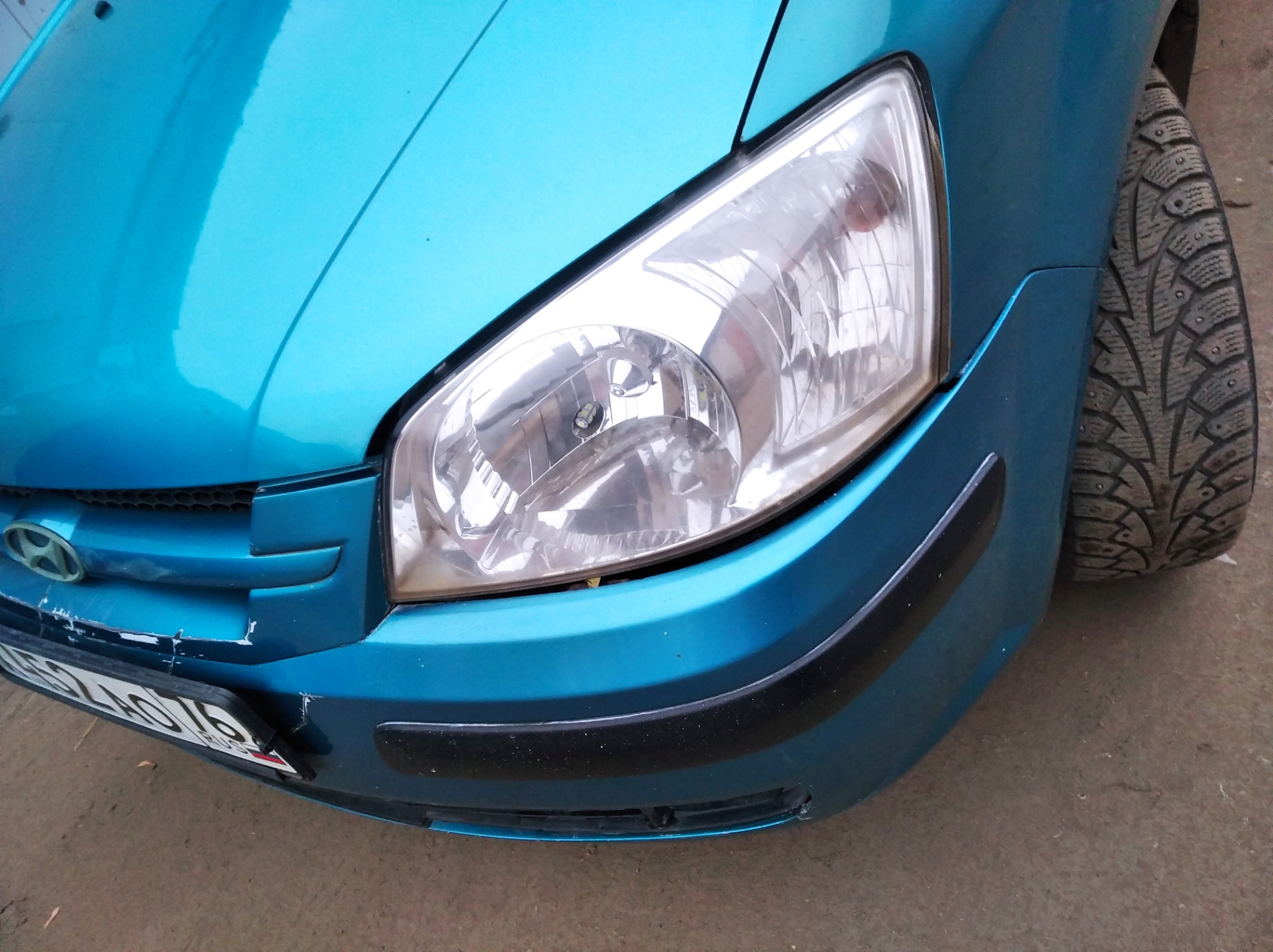 Полировка фар — Hyundai Getz, 1,3 л, 2005 года | своими руками | DRIVE2