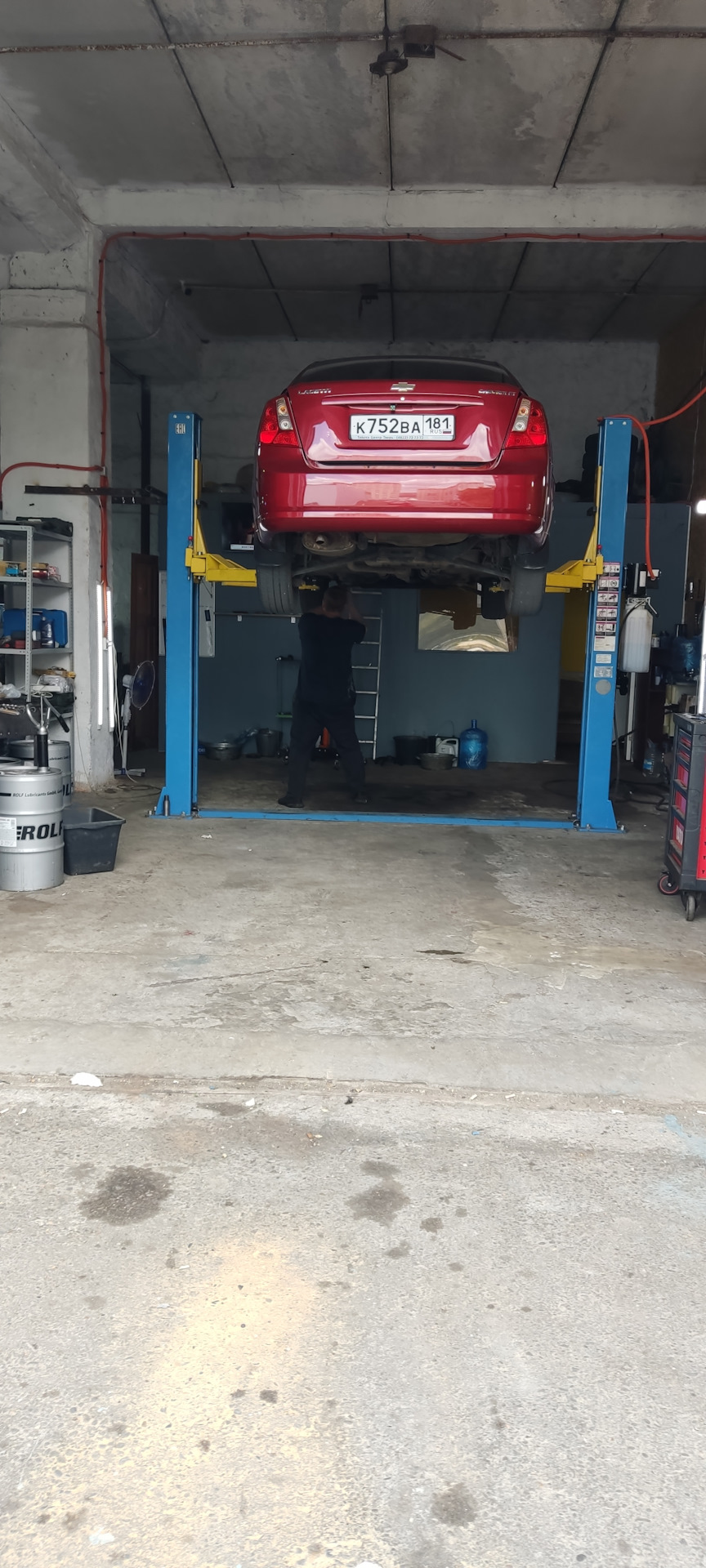 Диагностика ходовой — Chevrolet Lacetti Sedan, 1,4 л, 2006 года ...