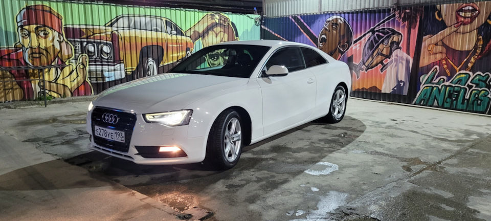 После мойки — Audi A5 (1G)