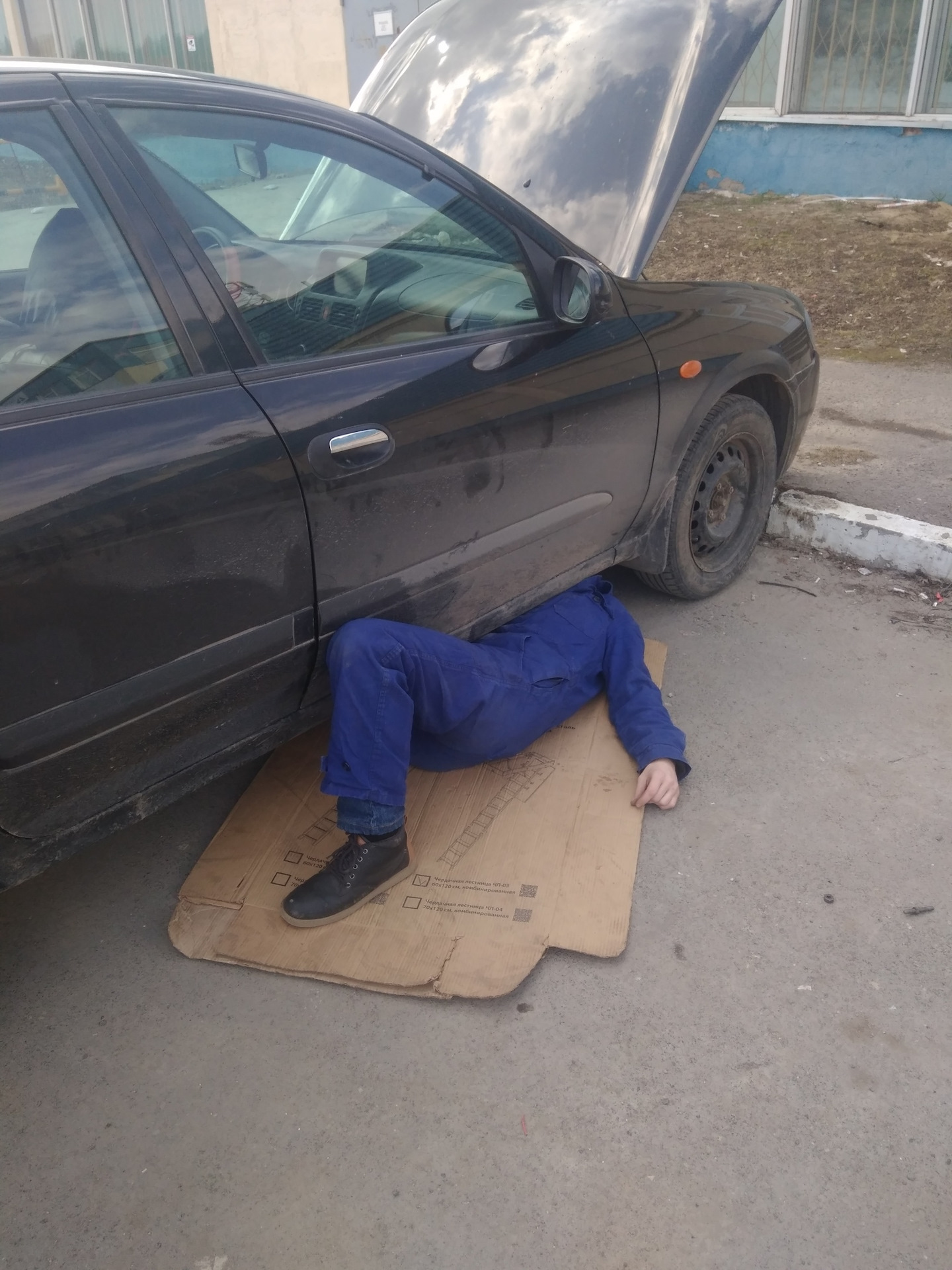 Как снять глушитель без ямы