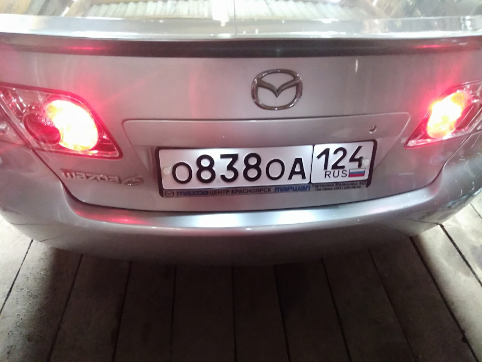 Не горят габариты mazda 6 gh