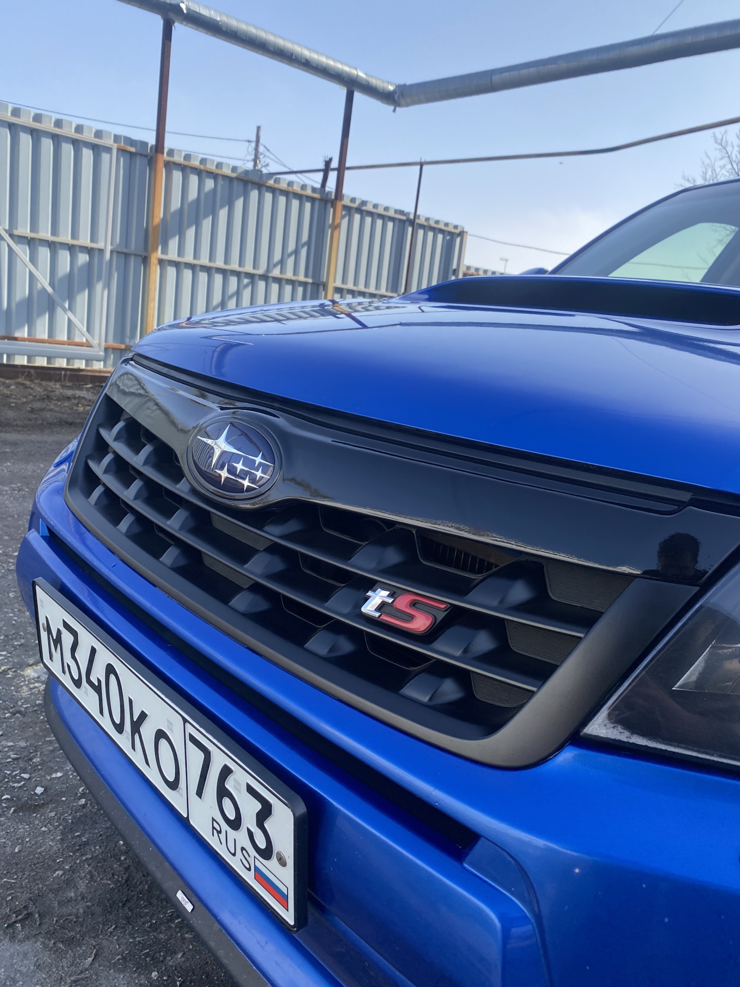 Покраска радиаторной решетки — Subaru Forester (SH), 2,5 л, 2012 года ...