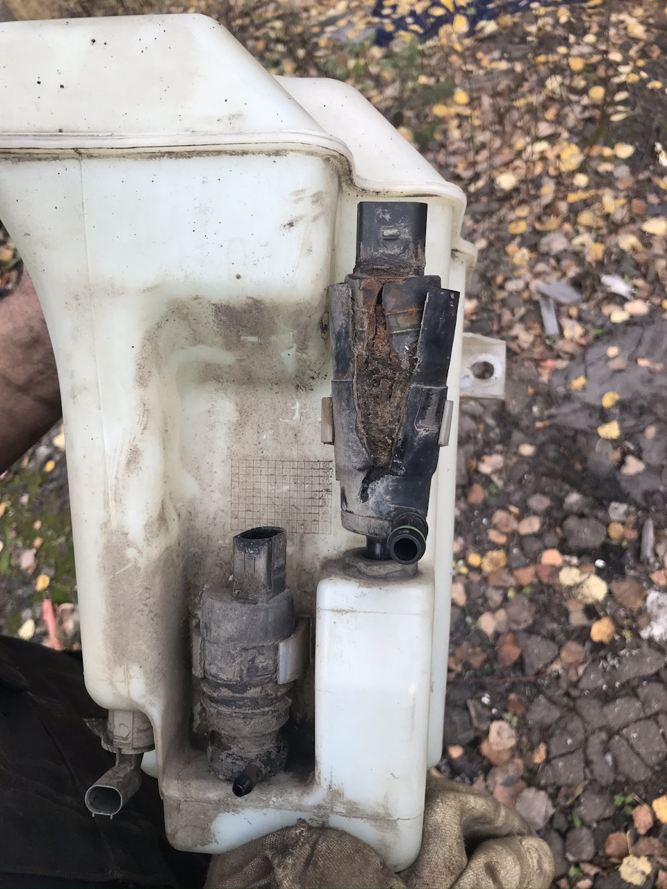 Потек бачок омывайки — сделали омывайку фар — Rover 75, 2,5 л., 2000 ...