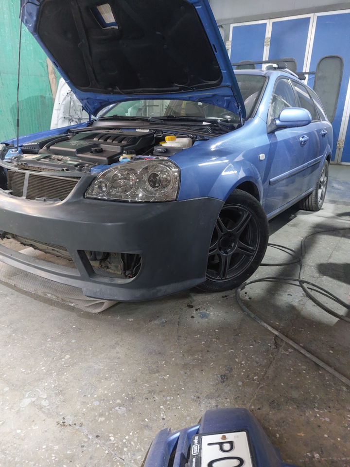 Передний тюнинг бампер на Chevrolet Lacetti Sedan. | 5 000 ₽ в городе ...