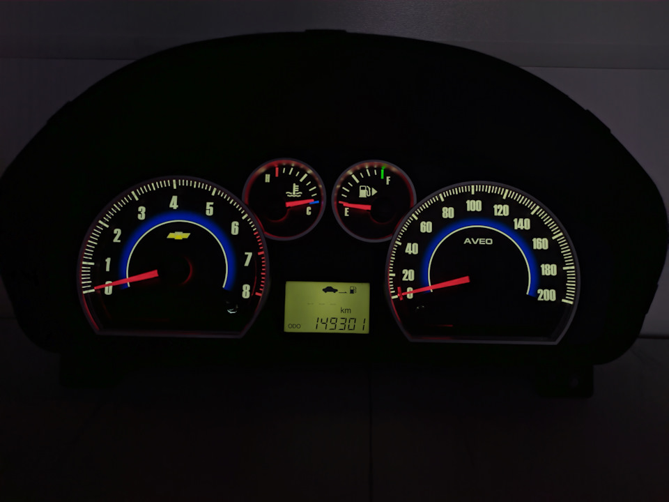 Приборная панель для Chevrolet Lacetti на Chevrolet Aveo Sedan (1G ...