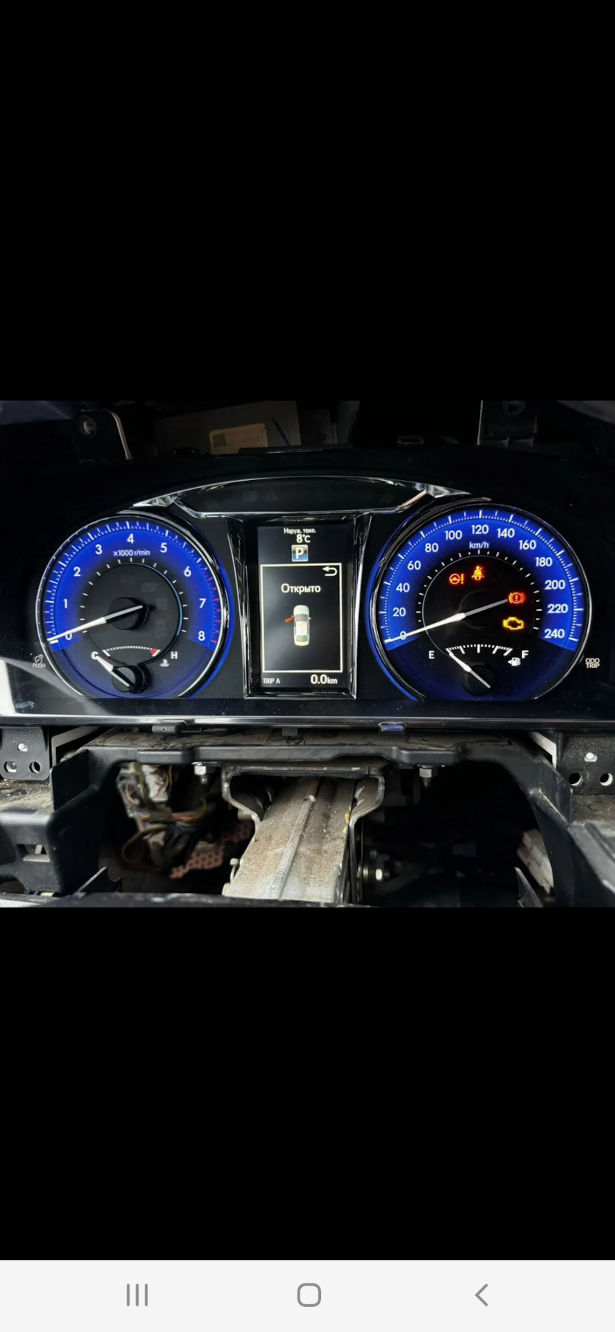 А это будущая переделка Думаю на днях займусь. — Toyota Camry (XV50)