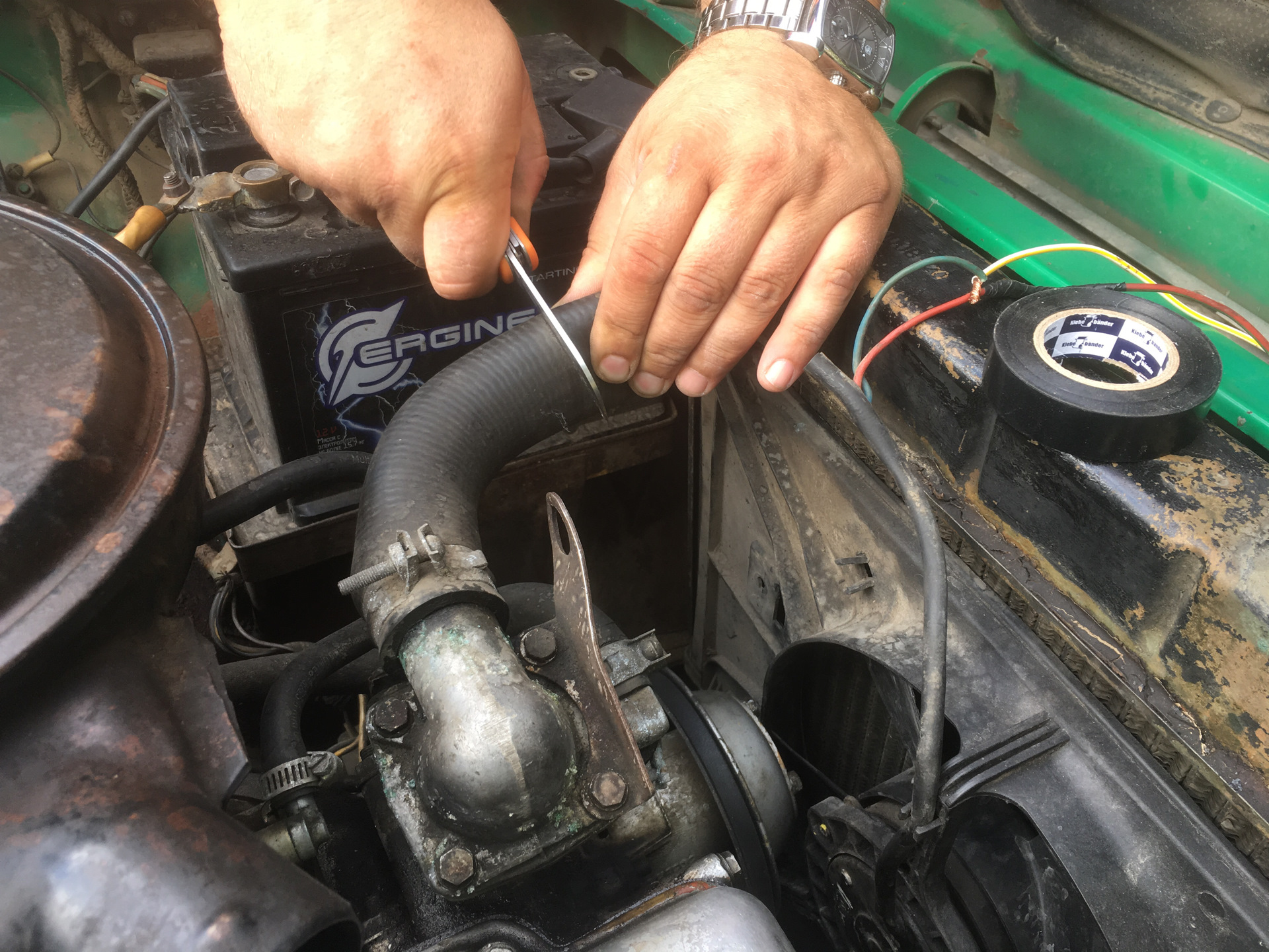 Подключение электровентилятора — Москвич 2140, 1,5 л, 1978 года ...