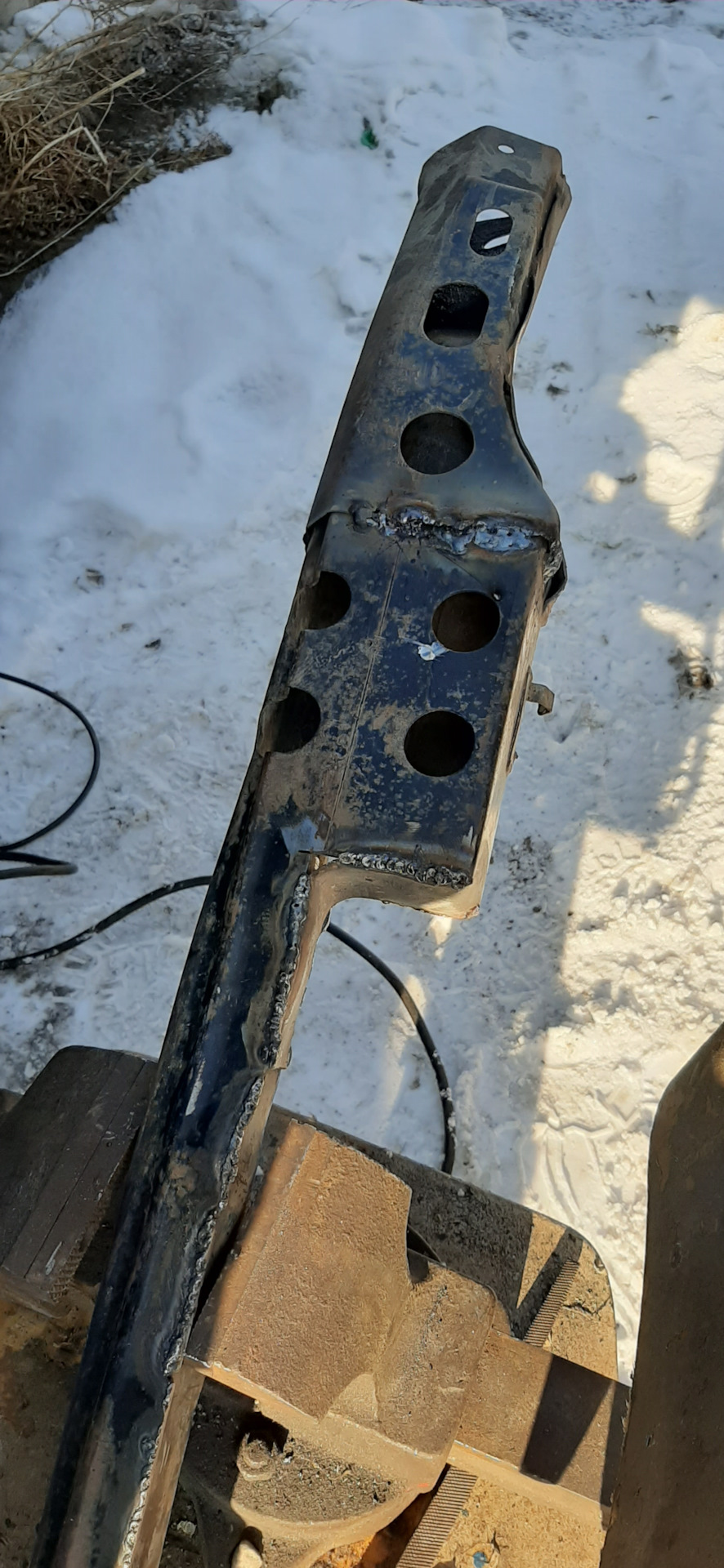 Установка лебёдки своими руками — Toyota Land Cruiser 100, 4,2 л, 1999 ...