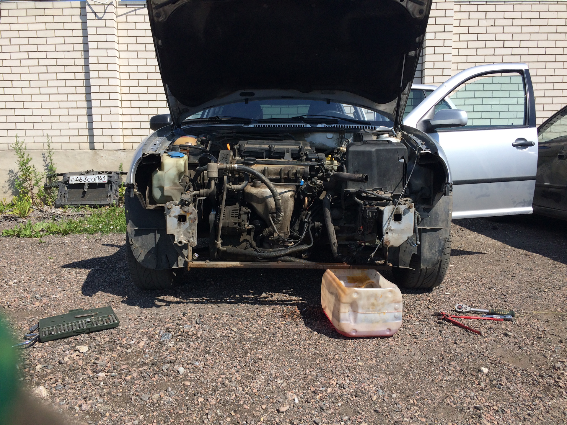Замена двигателя. — Volkswagen Golf Mk4, 1,4 л, 2001 года | своими ...
