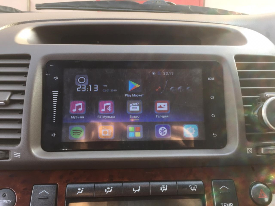 Магнитола на опознание — Toyota Camry (XV30), 2,4 л, 2002 года ...