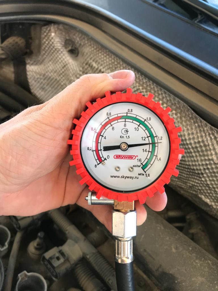 Замер компрессии CAWA 2,0 tsi — Volkswagen Tiguan (1G), 2 л, 2012 года ...
