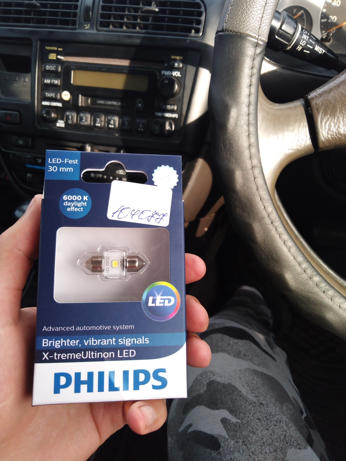 Освещение салона — Toyota Carina (6G), 1,6 л, 1994 года | другое | DRIVE2