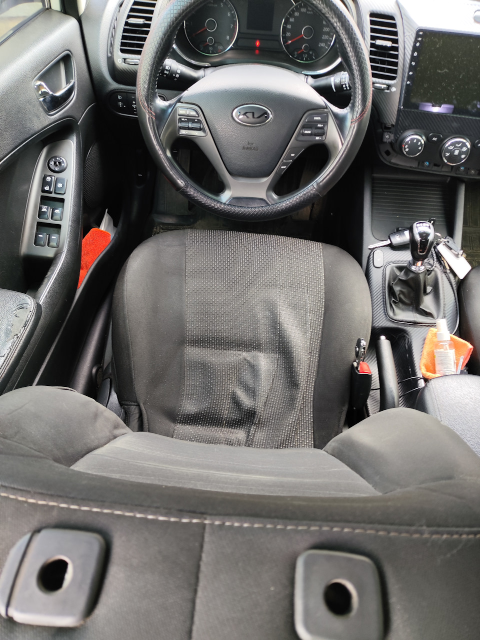 Скрип водительского сиденья KIA Cerato 3 — KIA Cerato (3G), 1,6 л, 2013 ...