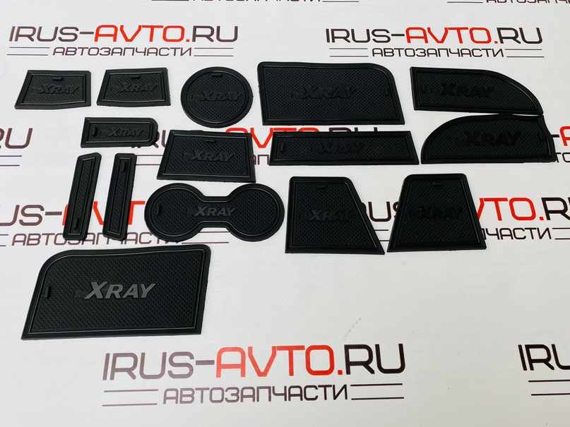 Коврики панели и ниши салона Икс Рей черный — ИРУСАВТО на DRIVE2