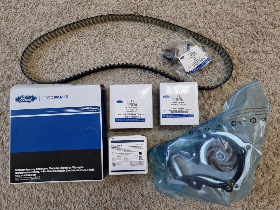 Замена ремня ГРМ — Ford Kuga (2G), 1,6 л, 2013 года | плановое ТО | DRIVE2