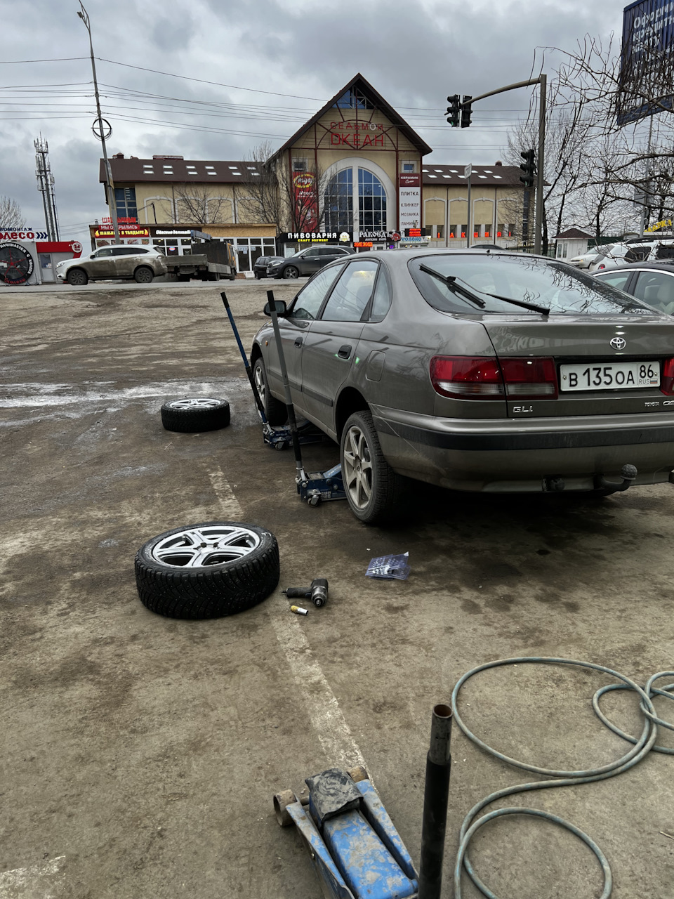 Резина и диски — Toyota Carina E, 1,6 л, 1995 года | колёсные диски | DRIVE2