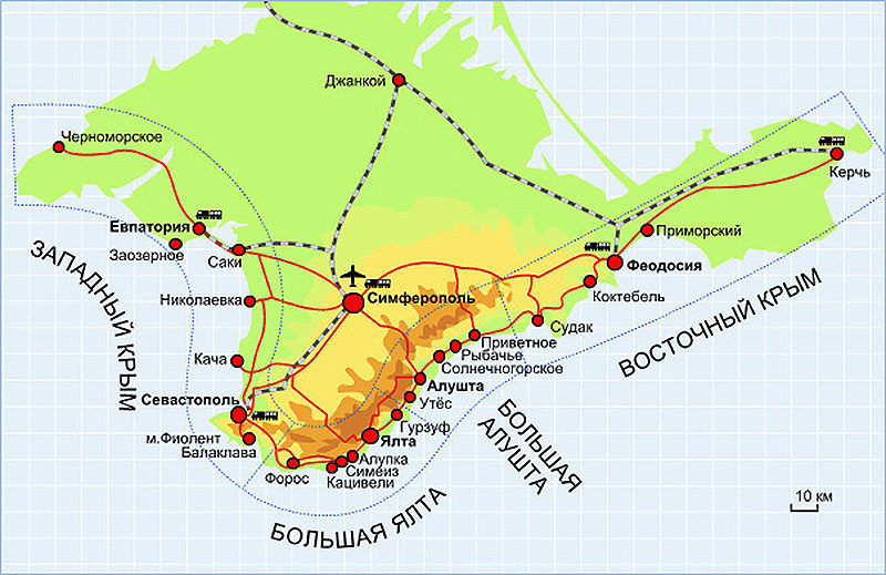 Какое море в крыму название