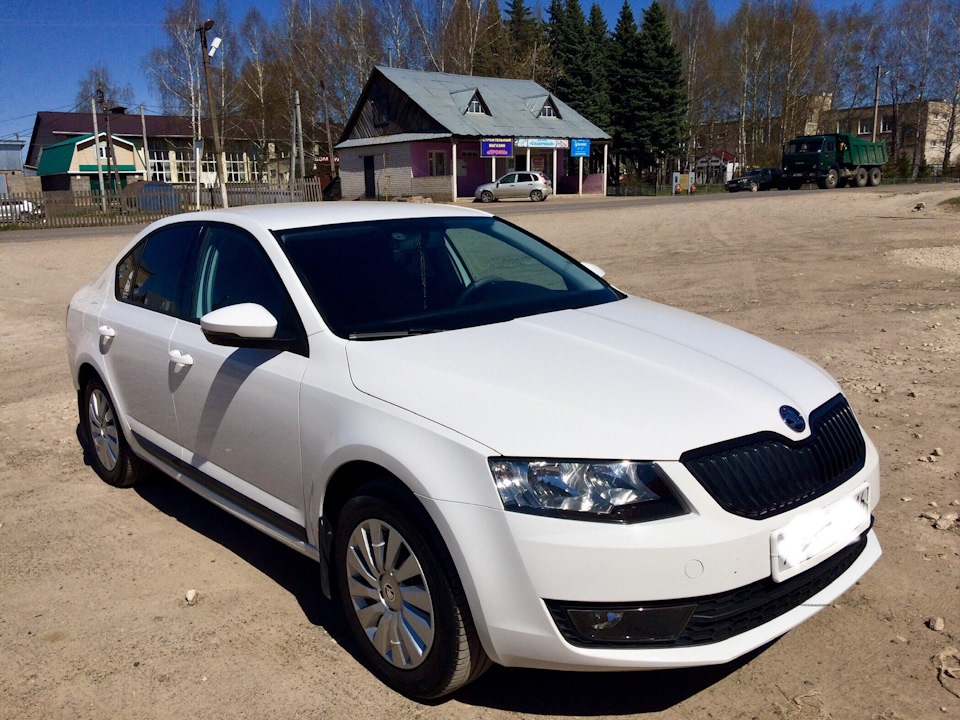 Candy white. Skoda Octavia a7. Белая ШКОДИА актавия 275 а HX.