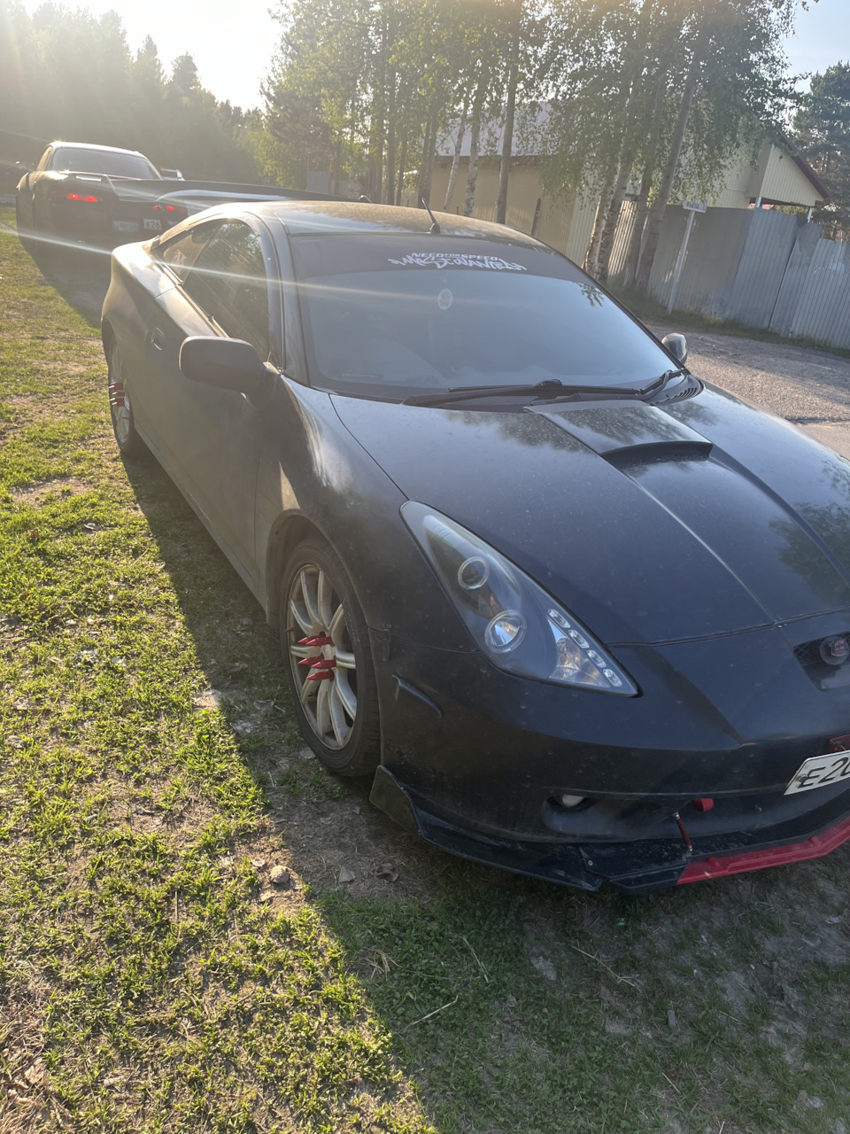 Болты шипы. Красный значит спортивный — Toyota Celica (230), 1,9 л ...