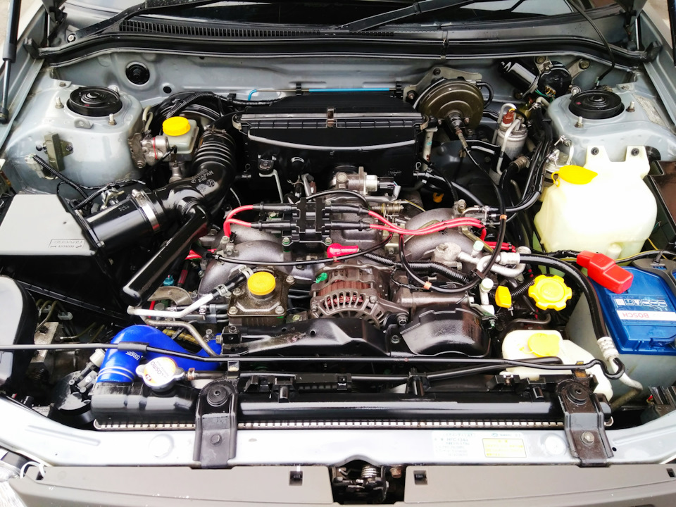 Мойка Двигателя Liqui Moly Motorraum-Reiniger — Subaru Forester (SF), 2,5  л, 1998 года, мойка