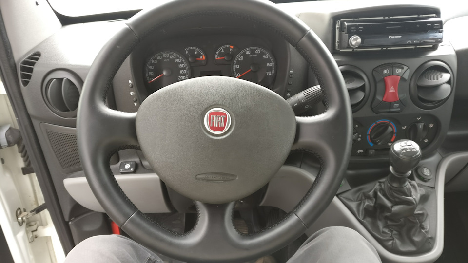 Фиат добло как снять руль Перетяжка руля Фиат Добло - DRIVE2