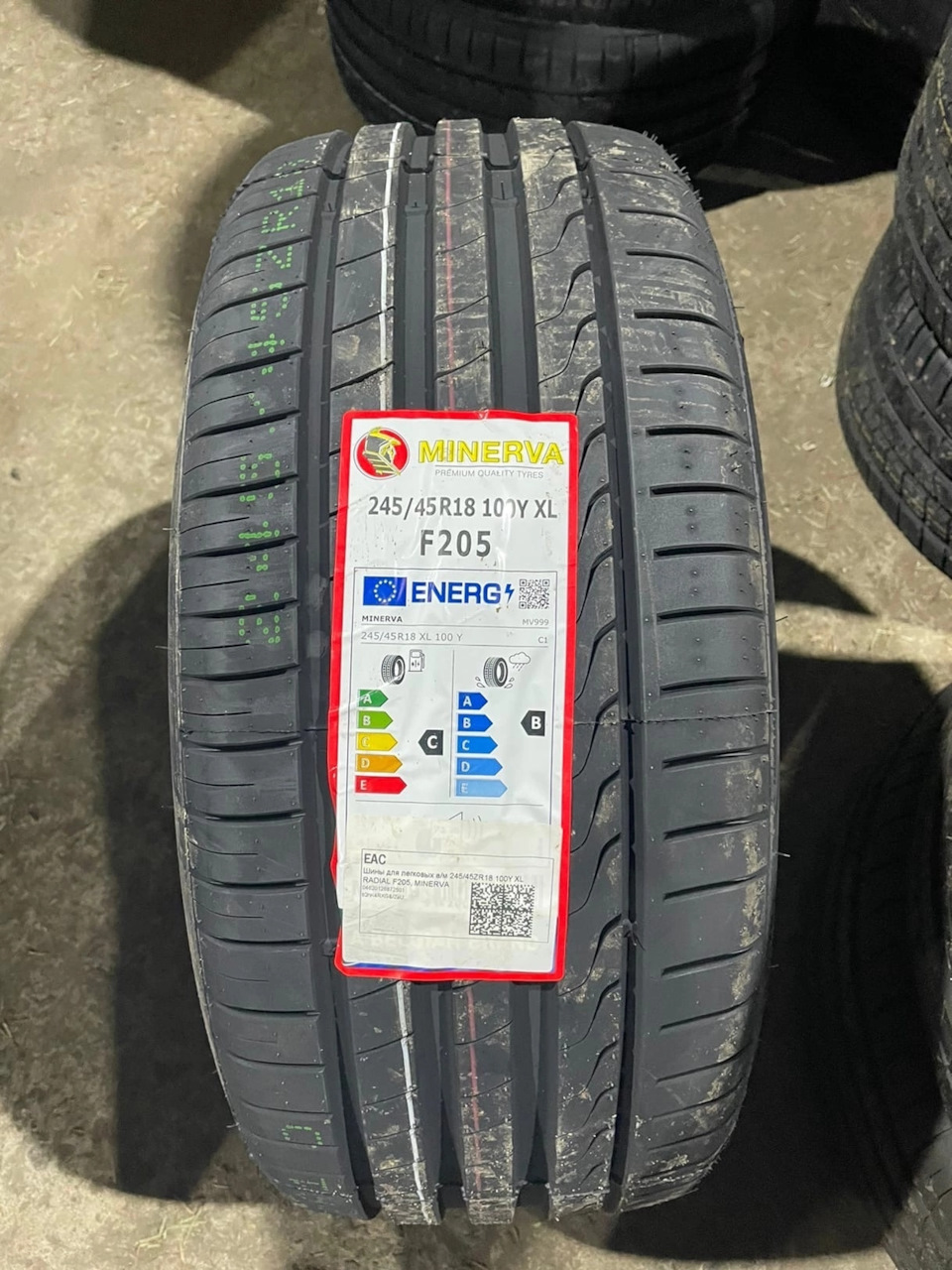 Куплены шины 245/45 R18 MINERVA — Lexus GS (JZS160), 3 л, 2002 года ...