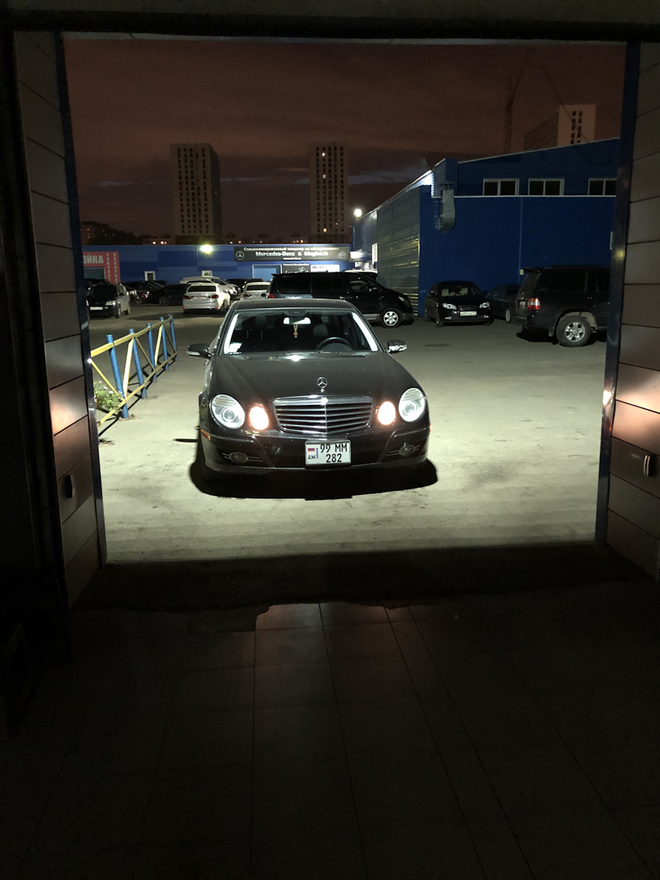 Диагностика ходовой и в выходные в сервис — Mercedes-Benz E-class (W211 ...