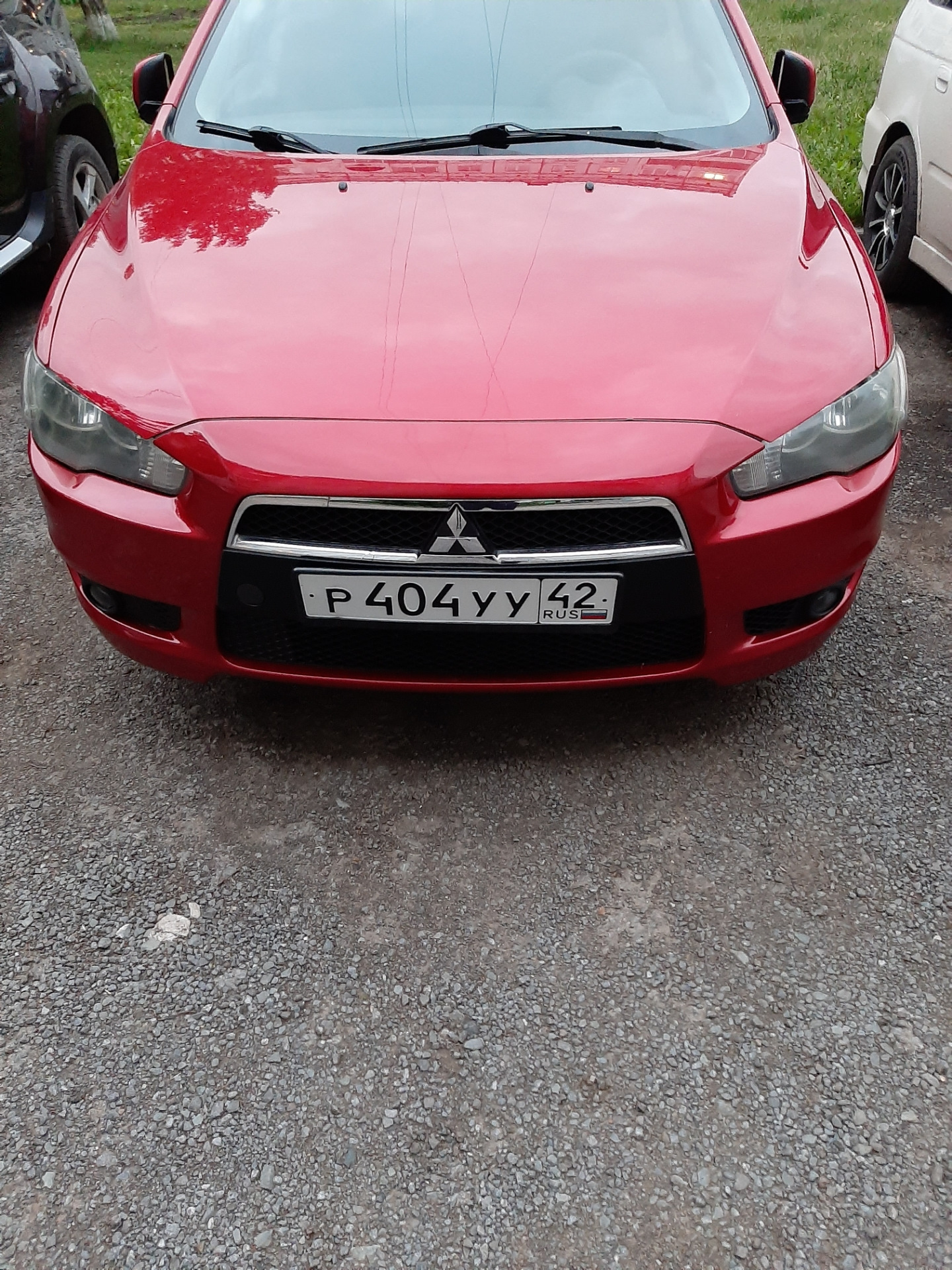 Замена тросика капота — Mitsubishi Lancer X, 2 л, 2007 года | визит на ...