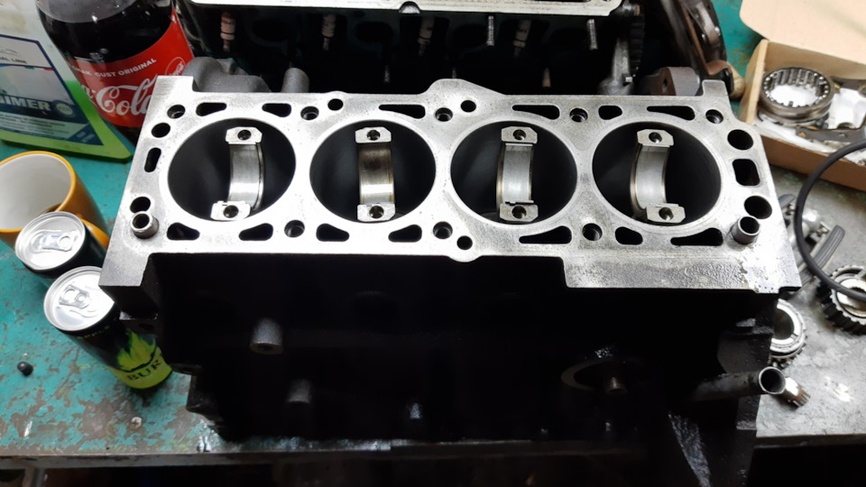 Проточка блока, коленчатого вала. Часть 5. — Daewoo Lanos, 1,5 л., 2005 ...