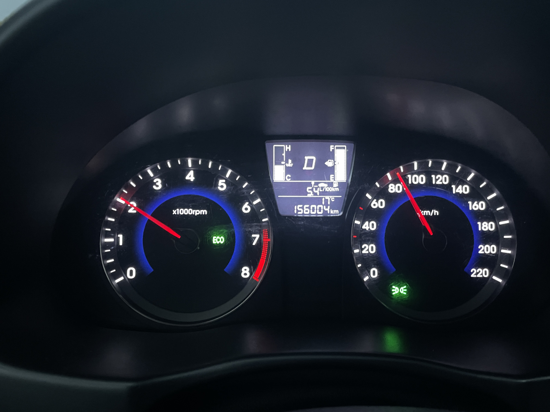 Расход по трассе — Hyundai Solaris (1G), 1,4 л, 2015 года | наблюдение ...