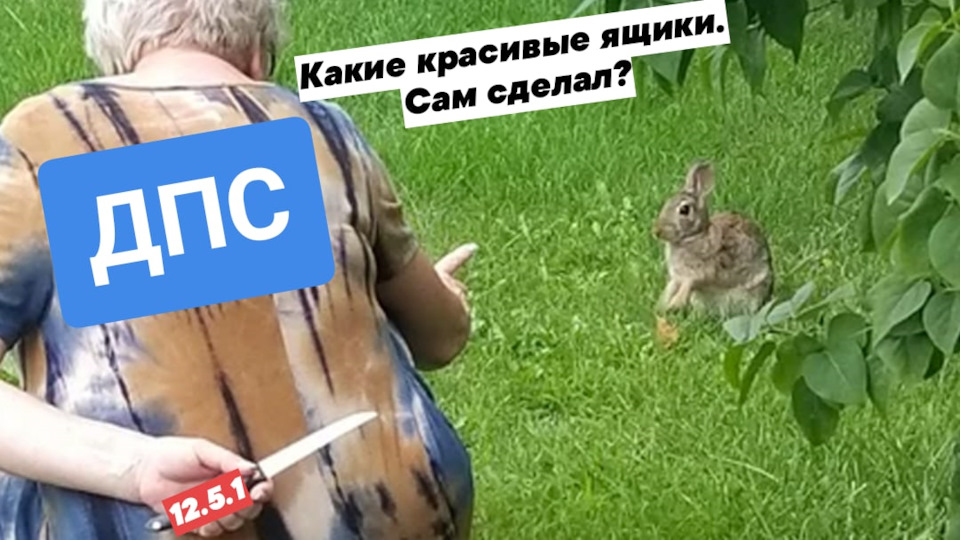 Кролик упал лицом мем