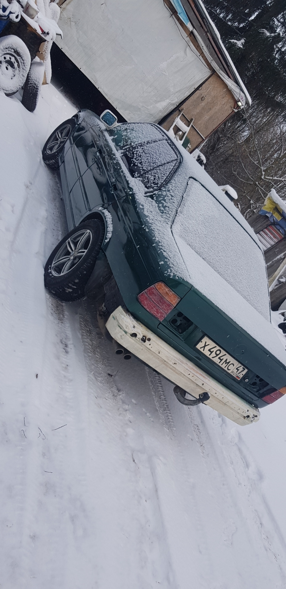 Фаркоп ;) — BMW 5 series (E34), 3 л, 1988 года | шины | DRIVE2