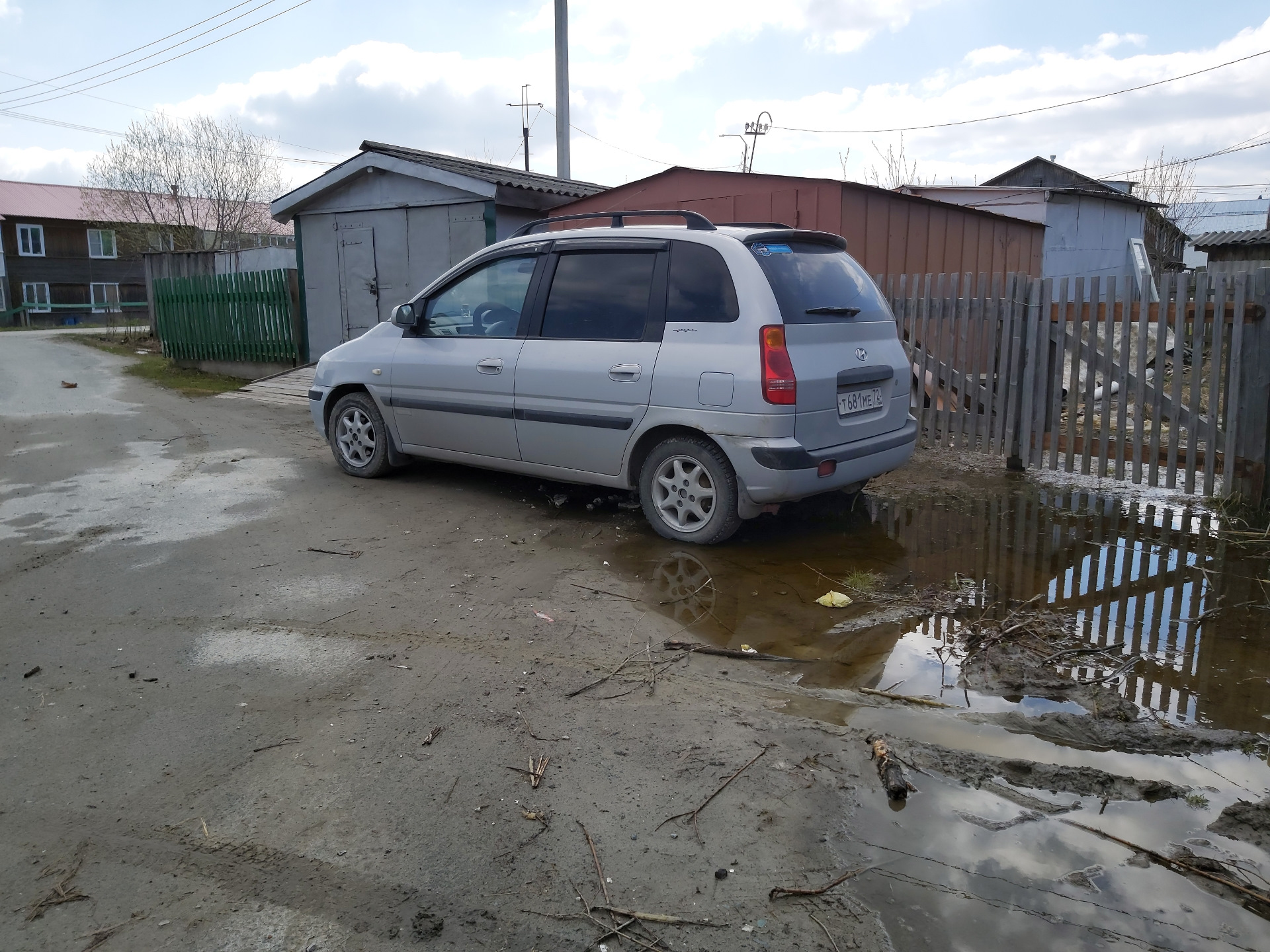 Поездочка. — Hyundai Matrix, 1,6 л, 2003 года | фотография | DRIVE2