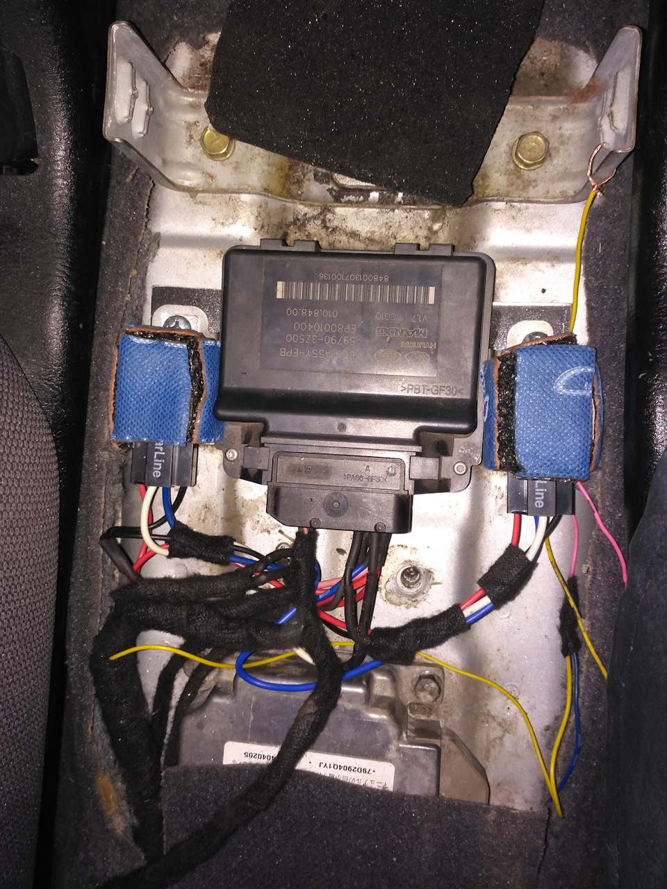 Epb система автомобиля hyundai