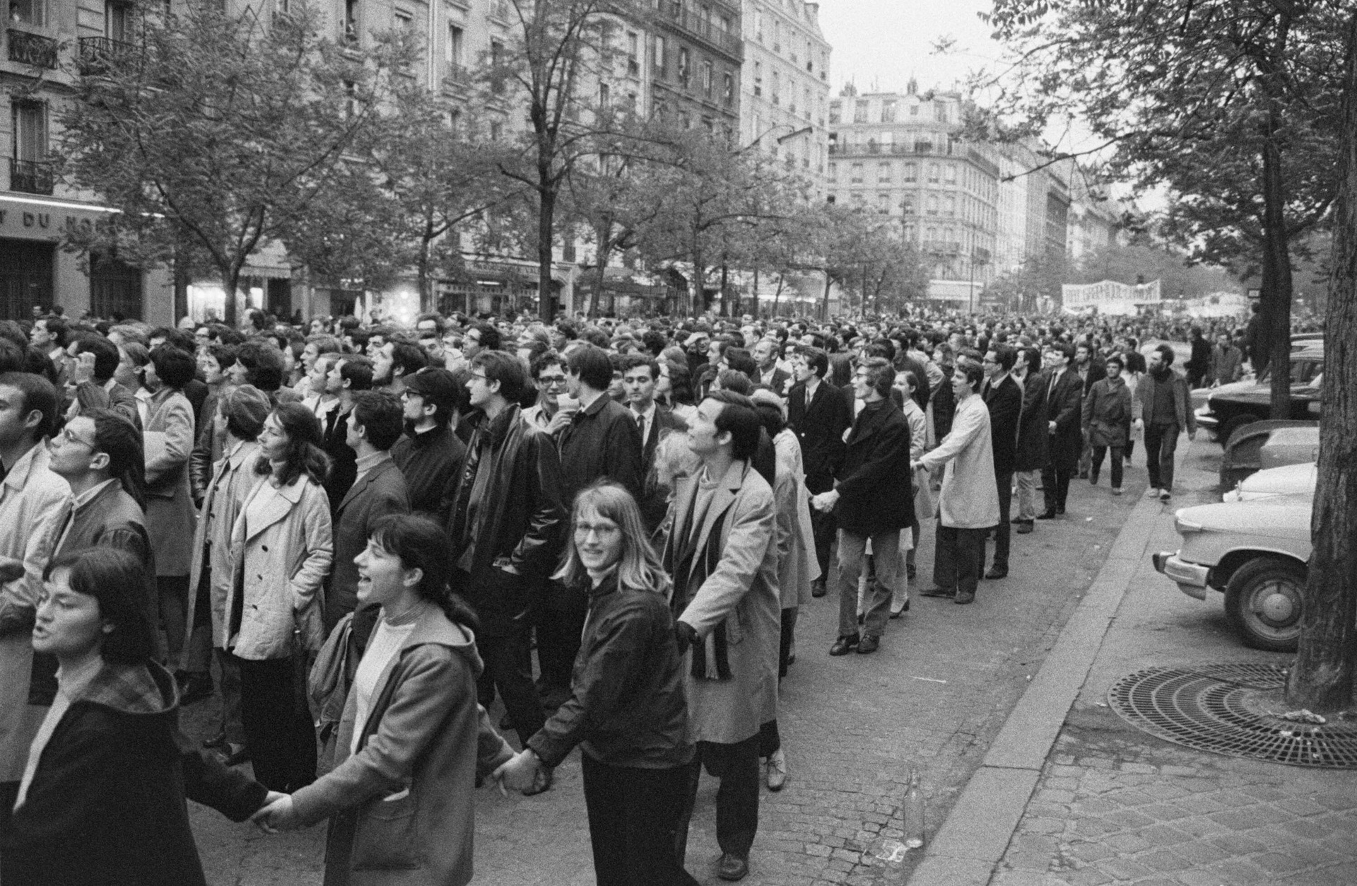 Демонстрация в Париже. Май 1968 г.