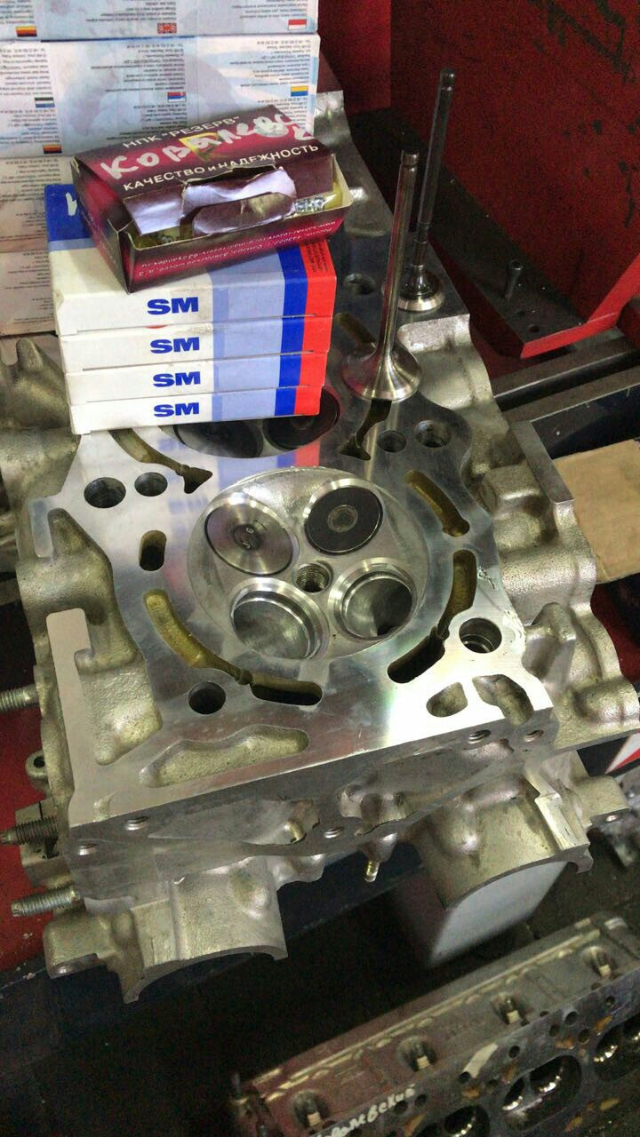 Портинг ГБЦ 2GZ-GE и настройка выхлопа — Toyota Cresta (90), 3 л, 1993 ...