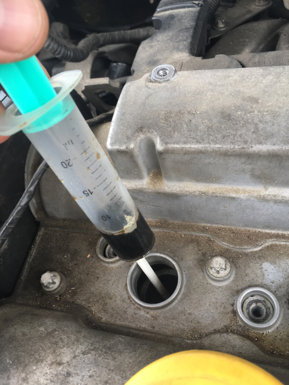 Раскоксовка колец (димексид)дубль два — Opel Vectra B, 1,6 л, 1999 года ...